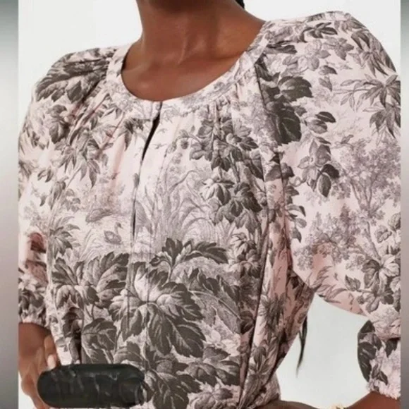 Tuckernuck Lilac Pink Pressed Powder Toile Lyles Dress - Picture 10 of 10